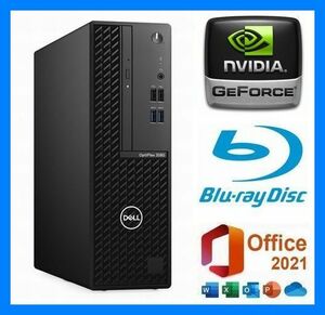 【8コア】第10世代i7-10700F(4.8G×16)◆グラボ GeForce 1030◆Blu-ray 再生/記録◆【新品SSD 2TB】M.2◆大容量メモリ 32GB◆Office 2021