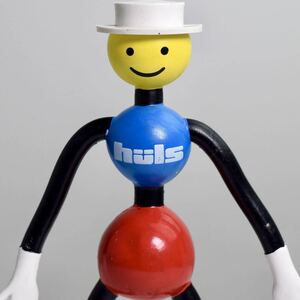 huls ハルスアトムマン 化学薬品 ドイツ PVC フィギュア アドバタイジング キャラクター 企業物 ビンテージ 80s