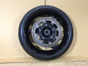 SUZUKI　GSR750　GR7NA　フロントホイール　ディスク付　レストア　組み換え　流用　ＯＨベースにも　振れ無し（中古）2578-Z3498