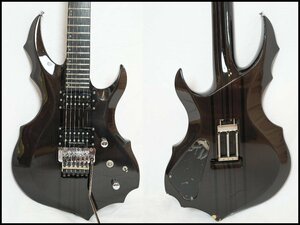 ★EDWARDS by ESP★E-FR-130GT See Thru Black フォレスト スルーネック Seymour Duncanピックアップ搭載 2005年製★