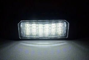 激白光 ! 交換式 ! フォルクスワーゲン LED ナンバー灯 ライセンス ランプ ゴルフ6 ヴァリアント TSI 2.0TSI スポーツ コンフォート