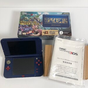 Y8-264 NEW ニンテンドー3DS LL モンスターハンタークロス 狩猟生活スタートパック 本体 箱 動作品 愛知 80サイズ