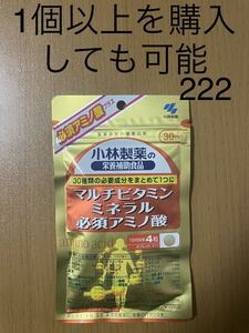 小林製薬 マルチビタミン ミネラル 必須アミノ酸 30日分 120粒