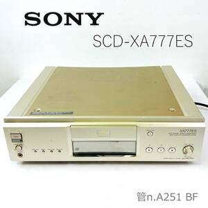 【ジャンク】 SONY ソニー　CDデッキ　SACDプレーヤー　スーパーオーディオCDプレーヤー　SCD-XA777ES