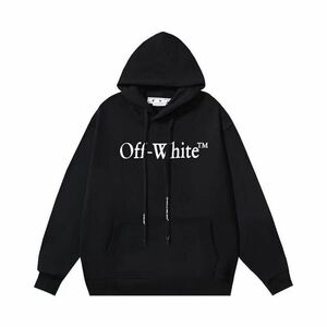 OFF-WHITE オフホワイト ヴェトモンス ウェットプルパーカ パーカ ブラック サイズ M 中古