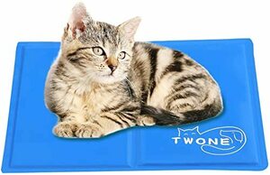 【2022年改良バージョン】TWONE ペットひんやりマット 犬 猫 うさぎ クールマット ペット ひんやりシート 40×50CM