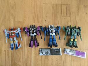 Transformers Classics Generations Starscream Skywarp Thundercracker Acid Storm 海外 即決