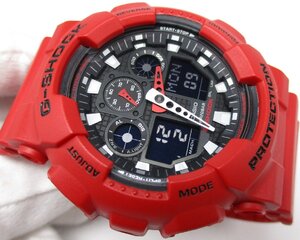 ■カシオ G-SHOCK■新品同様■GA-100B-4AJF■メンズ腕時計