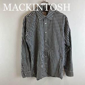 MACKINTOSH PHILOSOPHYギンガムチェックシャツ 長袖シャツ L