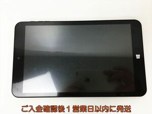 【1円】Windows タブレットPC 本体 Windows10 Atom x5-Z8350 メモリ2GB 64GB ブラック 未検品ジャンク E05-105rm/F3