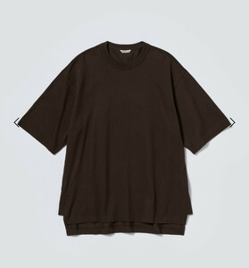 新品 AURALEE Super Fine Cotton Salt Shrink Pique Big Tee 4《オーラリー》スーパー ファイン コットン サルト シュリンク ピケ ビッグT