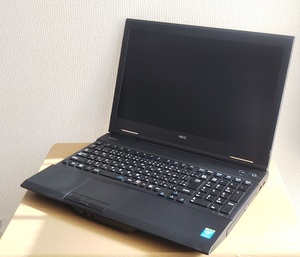 AN020【送料無料】ジャンク NEC VK25LX-K/PC-VK25LXZNK 第4世代 i3 メモリ4GB HDD無 中古品