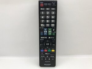 SHARP　リモコン　GB129WJSA　中古品F-6048