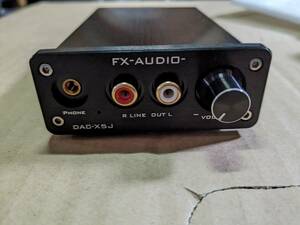 NFJ製 FX-AUDIO　DAC-X5J　未使用品　音出し確認なし 電源アダプター無し