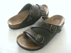 BIRKENSTOCKビルケンシュトック チューリッヒ レザー(オリーブ)38/24.5