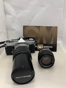 ☆ 1000円セール ☆オリンパス　OLYMPUS OM-1 OM-SYSTEM AUTO-S AUTO-Tレンズ2点◆28625