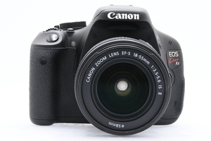 Canon EOS Kiss X5 + EF-S 18-55mm F3.5-5.6 キヤノン デジタル一眼レフカメラ ズームレンズ セット 箱付 ジャンク品■24745