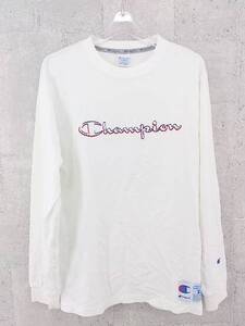 ◇ Champion チャンピオン 長袖 Tシャツ カットソー XL ホワイト #