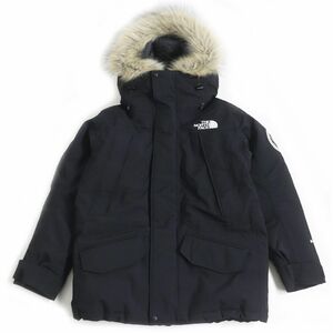 美品□ザ・ノースフェイス ND92238 Antarctica Parka アンタークティカパーカ GORE-TEX フーデッド ダウンジャケット ブラック M 正規品