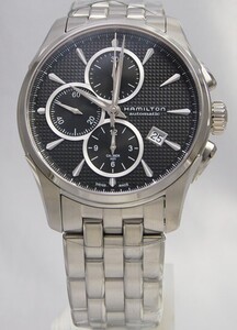 【OUTLET】ハミルトン HAMILTON ジャズマスター オート　クロノ ブラック H32596131【未使用】