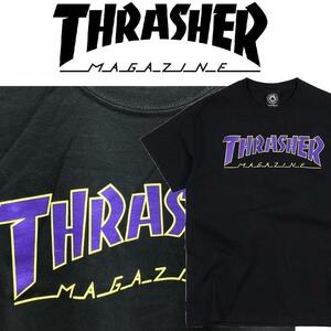 【 THRASHER 】OUTLINED SS TEE スラッシャー Tシャツ M