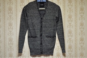 RIP VAN WINKLE リップヴァンウィンクル V-NECK CARDIGAN 立体構築 杢カノコ12G コットンリネン カーディガン サイズ3 未着用