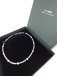 MIKIMOTO　　ミキモト　　パール　ネックレス　　淡水　　　　k18