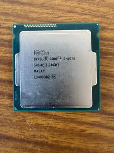 管 S240920 r ★☆CPU intel R CORE i5-4570 / SR14E 3.20GHZ 動作未確認 ☆★