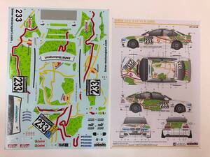 S.K.DECALS SK24148 BMW 320i E46 VLN 2005 シルクスクリーンデカール