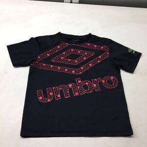 送料無料★umbro アンブロ★半袖Tシャツ トップス★子供 キッズ 130★ブラック#30630sbe