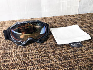 中古★OAKLEY オークリー スノーゴーグル マイクロバッグ付属【OAKLEY ゴーグル】EEZZ