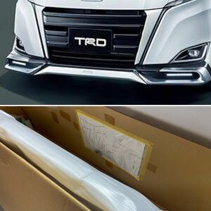 S-1774【新品未開封】 ノア G/X フロントスポイラー LED付き TRD ZRR80G 後期 MS341-28038 ホワイトパール (070) TOYOTA 9.10AM