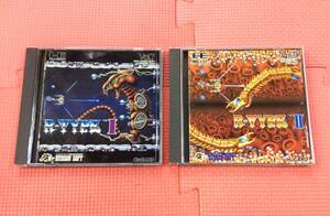 【GM4571/60/0】PCエンジンソフト★R-TYPEⅠ＆Ⅱ 2本セット★シューティング★アールタイプ1＆2★PC Engine★NEC★カセット★説明書付き★