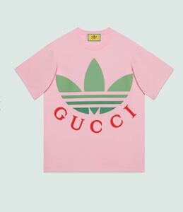 新品未使用！GUCCI adidas コットン Tシャツ