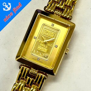 ◆ロイヤル モントレス ROYAL MONTRES◆FINE GOLD 999.9 RM-006 クォーツ 腕時計 レディース ウォッチ ゴールド文字盤 18K 不動品