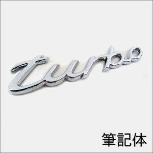 送料込 TURBO/ターボ【筆記体】エンブレム/インプレッサー