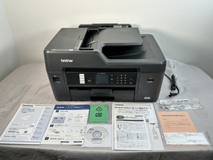 10200-10-MS11-brother　ブラザー-MFC-J6580CDW　複合機 インクジェットプリンター A3 FAX 複合機 インクジェット両面- 通電動作確認済