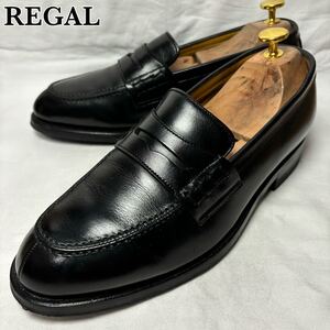 【大人気】REGAL JE02 コインローファー ハーフサドル 3E ビジネス