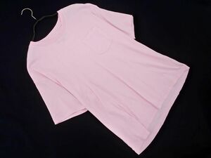 BANANA REPUBLIC バナナリパブリック ポケット Tシャツ sizeM/ピンク ■◆ ☆ efa7 メンズ