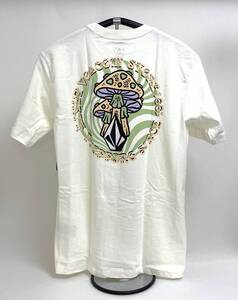 VOLCOM ボルコム AF022301OFW メンズ XSサイズ 半袖Tシャツ バックプリントティー オフホワイト色 キノコ ヴォルコム 新品即決 送料無料