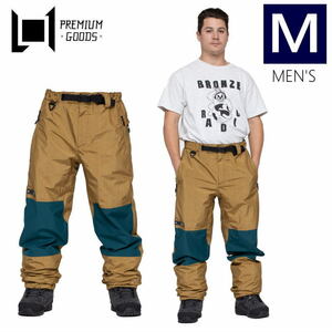 ● L1 VENTURA PNT DULL GOLD ABYSS Mサイズ メンズ レディース ユニセックス スノーボード パンツ PANT 23-24 日本正規品