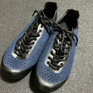 FLR F-55 KNIT LACE 25.6cm EU40 US7.5 UK6.5 SPDシューズ ビンディングシューズ MTB ロードバイク シクロクロス グラベル ネイビー