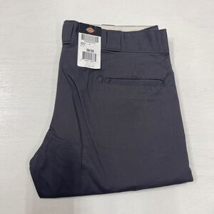 W36 濃いグレー 新品 801 ディッキーズ スキニー スリム ワークパンツDICKIES SLIM SKINNY WORK PANTS WP801 1