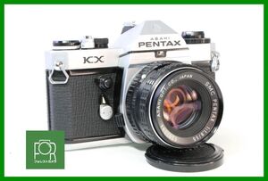 【同梱歓迎】実用■PENTAX KX ボディ+SMC PENTAX 55mm F1.8 Kマウント■シャッター全速完動・露出計完動■EE42