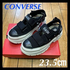 ☆新品☆CONVERSE ALLSTAR R TREKWAVE SANDAL OX コンバース オールスター R トレックウェーブ サンダル ブラック 厚底サンダル