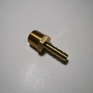 ★☆汎用品 オスネジ:3/8NPT ホース内径:1/4インチ ホースフィッティング ジョイント 取り出し☆★