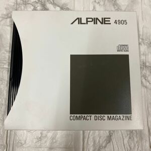 ALPINE 4905 6連奏CDチェンジャー ディスクマガジン ケース付　年代物
