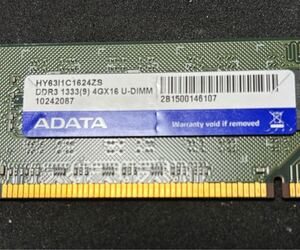 ADATA DDR3 1333(9) 4GX16 U-DIMM