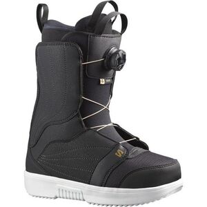 新品未使用 24-25 SALOMON BOOTS PEARL Black/White/Gold 23cm 安心保証 即日発送 土日祝発送OK