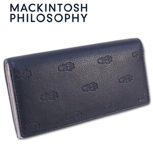 マッキントッシュフィロソフィー MACKINTOSH PHILOSOPHY 牛革 長財布 バッキンガムベア メンズ ブラック 黒 新品 正規品 レザー